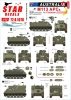 Star Decals 72-A1076 Australia in Vietnam # 2. Aussie M113 APCs. M113A1, M125A1 and M577 1/72